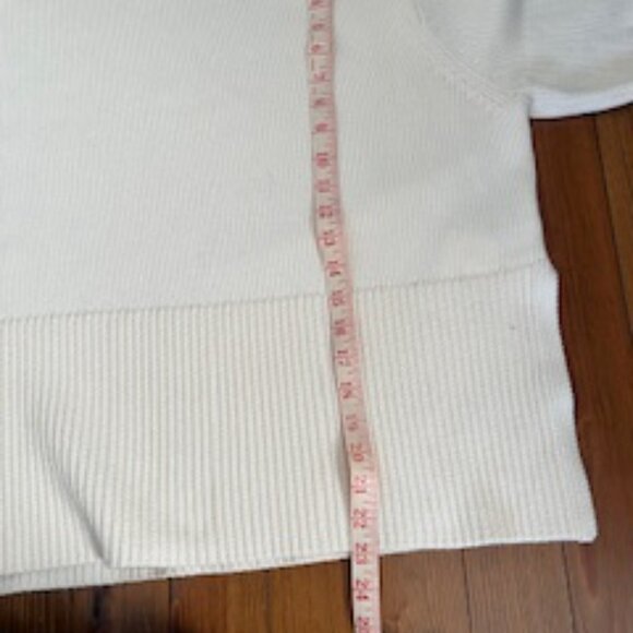 Toteme Signature Wool and Cotton Turtleneck, Cream, XS - Picture 10 of 12